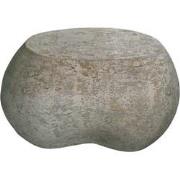 PTMD Hiranya Grey Round Organic Shaped GRC Stool