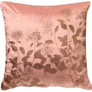 Dutch Decor ROSALIE - Sierkussen 45x45 cm - velvet - bloemen en blaadj...