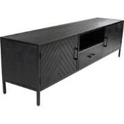 Kick TV dressoir Hugo laag-50cm - Zwart