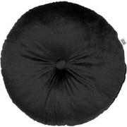 Dutch Decor OLLY - Sierkussen rond velvet Ø40 cm - Raven - zwart - Dut...