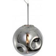 Leitmotiv hanglamp Blown 30 cm glas chroom