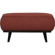 BePureHome Statement Hocker - Bouclé - Chestnut - 40x80x55