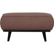 BePureHome Statement Hocker - Bouclé - Coffee - 40x80x55