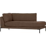 vtwonen Couple Lounge Element - Polyester - Chocolade Bruin - 89x100x2...