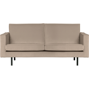 BePureHome Rodeo 2,5-Zits Bank - Velvet - Khaki - 85x190x86