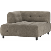 WOOOD Louis 1,5-Zits Chaise Longue - Polyester - Leaf - 73x122x140