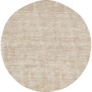 MUST Living Carpet La Belle round large,Ø250 cm, beige, 100% viscose