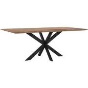 DTP Home Dining table Curves rectangular,78x210x100 cm, recycled teakw...