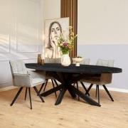 Starfurn Eettafel Denver Black | 300 cm | Ovaal