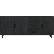 Starfurn Dressoir Omaha Black | 220 cm