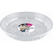 3 stuks - Elho Uni-schotel rond 25cm transparant - elho