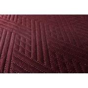 Zydante Home® Bedsprei Incl. 2 Hoezen -Bordeaux Rood Layers - 220x240 ...