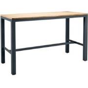 Suns Monte Vari Bar Tafel Matt Royal Grey Met Teak Top 180 x 80 cm