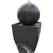 Fontein stone lite black sandstone waterornament III