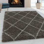 Tapijtenloods Harmony Soft Shaggy Hoogpolig Vloerkleed Taupe- 80x250 C...