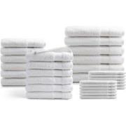 Handdoeken 30 delig set - Hotel Collectie - 100% katoen - bright white