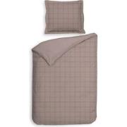 Heckett & Lane Dekbedovertrek Diamante Rose Tan 140 x 200 220 cm + 1 s...