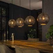 Hoyz Collection - Hanglamp 4x Ø25 Zip - Artic Zwart