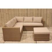 Gibson loungeset rattan grey