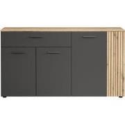 Buffet 3 deuren en 1 lade L150 cm - Esteban