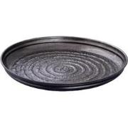 PTMD Schaal Shailene - 40x40x3 cm - Ijzer - Nikel