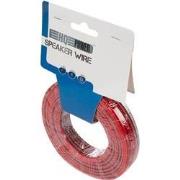 Luidsprekerkabel rood/zwart 2 x 0.75 mm2 25 m