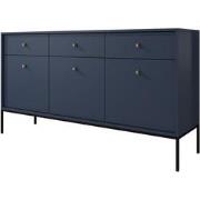 Meubella Dressoir Moreno - Blauw - 154 cm