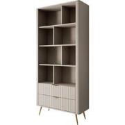 Meubella Boekenkast Lima - Beige - 88 cm