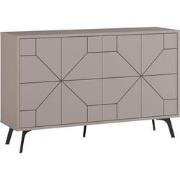 Buffet 4 deuren en versierde deuren L123 cm - Dune