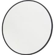 Spiegel Rond - Zwart Metaal - 100x3x100cm - Rosie