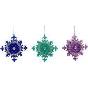 5.2 inch Snowflake Orna X 3. III 5x5x10 cm kerstornament