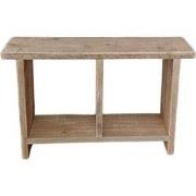 Wood4you - Houten bankje met tussenplank - 70Bx49Hx18D - sloophout - B...