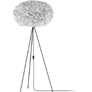 Eos X-large vloerlamp light grey - met tripod zwart - Ø 75 cm