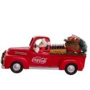 Kerstman coca-cola in auto l35cm