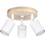 Scandinavische Plafondlamp Holm Hout -lichts