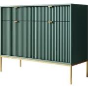 Meubella Dressoir Navil 2 - Groen - 104 cm