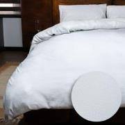 Emboss Dekbedovertrekset Crocodile - Wit - 140x220 + 1*60x70 cm