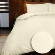 Emboss Dekbedovertrekset Zebra - Champagne - 240x220 + 2*60x70 cm