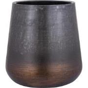 PTMD Nouska Black Aluminum Pot With Copper Bottom M