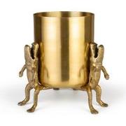 BOLD MONKEY Surrounded By Crocodiles Vase L