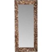 PTMD Chelsae Bronze Poly Rectangle Shell Mirror