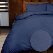 Emboss Dekbedovertrekset Zebra - Donkerblauw - 140x220 + 1*60x70 cm