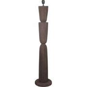 PTMD Lorinne Brown Mango Wood Layered Floor Lamp Base