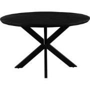 Livingfurn Jesper Round Black 130cm