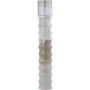 PTMD Kaylyne Cream Enamel Ribbed Stormlight W Glass L