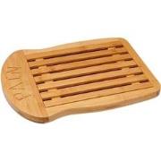 Decopatent® Broodsnijplank met Kruimelvanger - Bamboe Houten Broodplan...