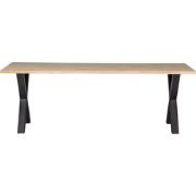 WOOOD Tablo Boomstam Tafel met Alkmaar Poot - Eiken - 75x220x90