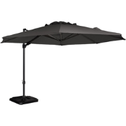 Exotan Roma Parasol Buiten - Aluminium - Antraciet - 265x350x350