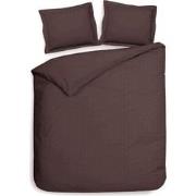 Heckett & Lane Dekbedovertrek Punto Marsala Brown 240 x 200 220 cm + 2...