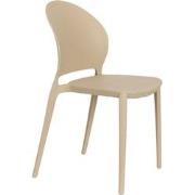 Housecraft Living Sjoerd Tuinstoelen Kunststof Beige - Set van 4